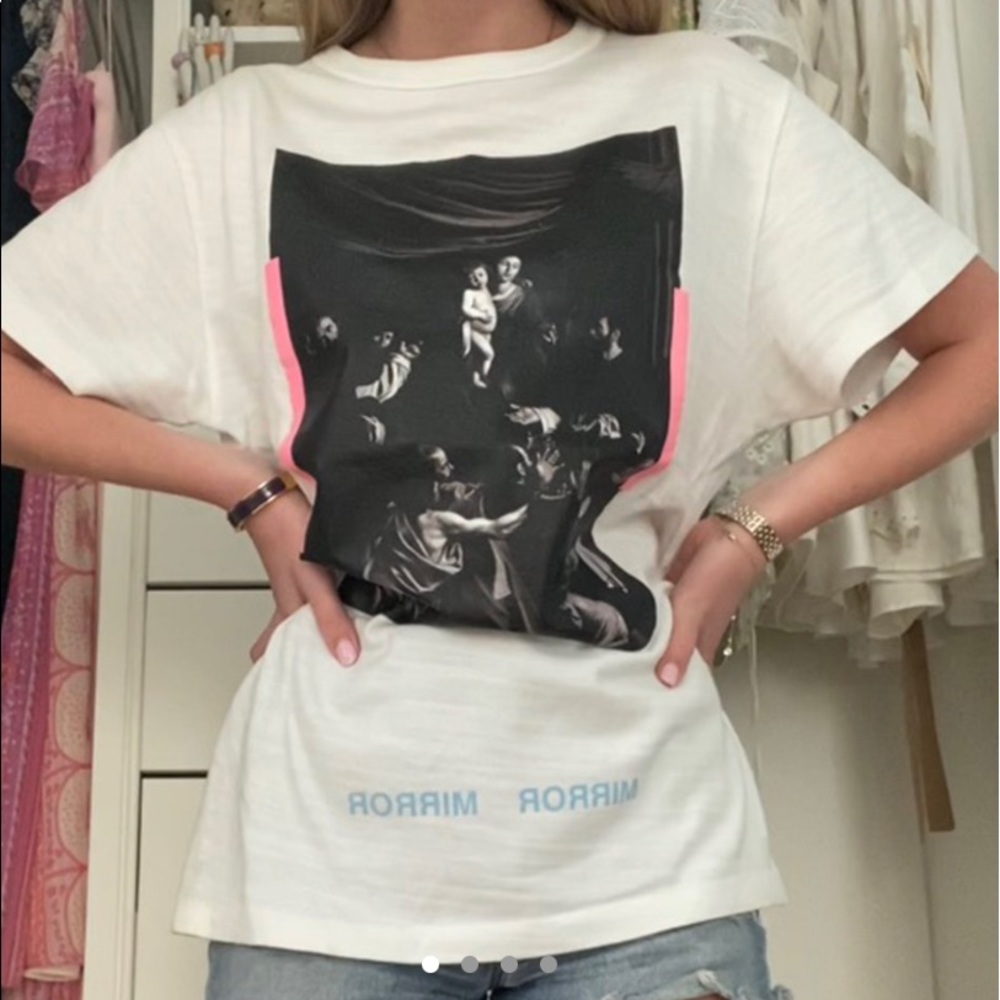 OFF-WHITE Caravaggio mirror mirror tee